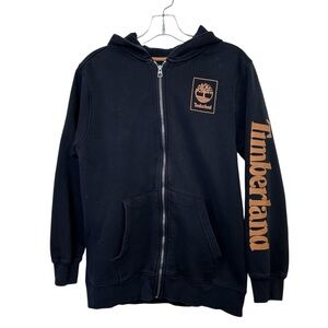 Timberland Black Zip-Up Sweatshirt Hoodie Youth size 18-20